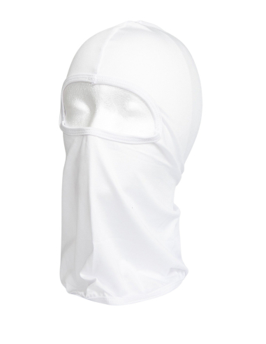 Balaclava - Lycra 1-Hole - White