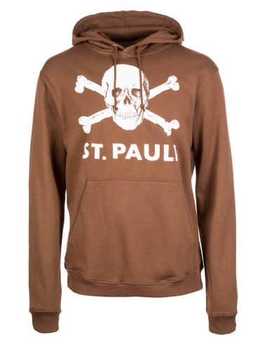 St. Pauli - Hoodie - Totenkopf I - Brown