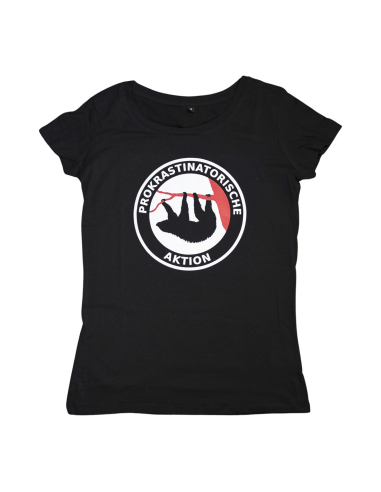 Prokrastinatorische Aktion - No Borders - T- Shirt fitted -