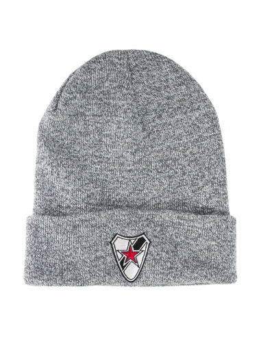 Roter Stern Leipzig - Winter Hat - Logo Stick - Heather Grey