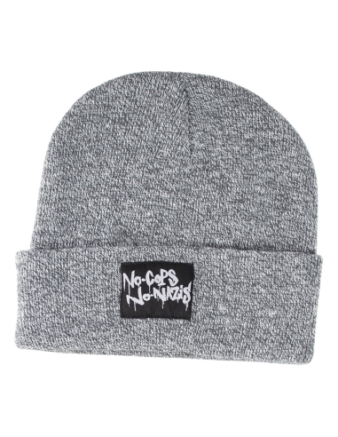 No Cops No Nazis - Winter Hat - Heather Grey