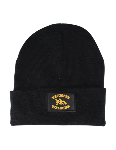 Refugees Welcome - Winter Hat - Black