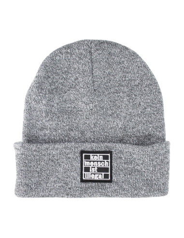 Kein Mensch ist illegal - Winter Hat - Heather Grey