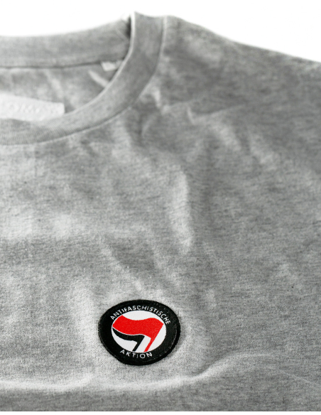 Siamo Tutti Antifascisti - No Borders - T-Shirt - Grey