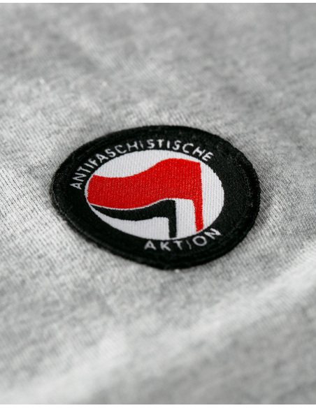 Siamo Tutti Antifascisti - No Borders - T-Shirt - Grey