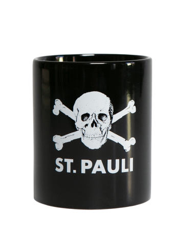 St. Pauli - Tasse - Totenkopf - Black