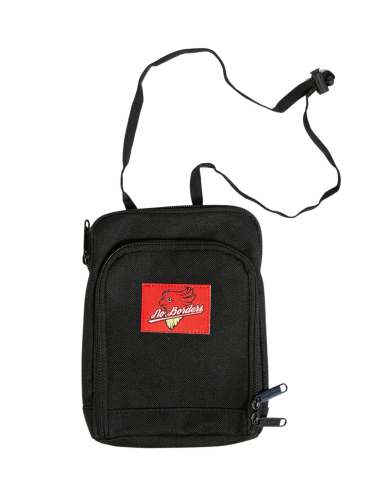 No Borders Cockatoo - Shoulderbag - Red Patch - Black