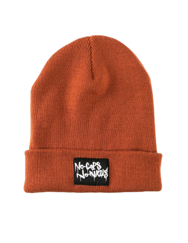 No Cops No Nazis - Winter Hat - Orange Rust