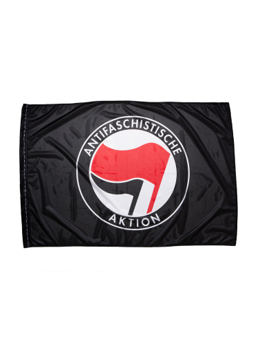 Antifaschistische Aktion - Fahne - Black