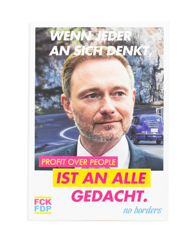 Wenn jeder an sich denkt... - Sticker