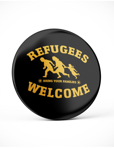 Refugees Welcome - Button