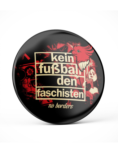 Kein Fußball den Faschisten - Button