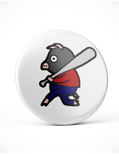 Riot Pig Billi - Button