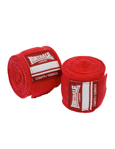 Lonsdale - Bandagen 450cm - Pro Hand - Red