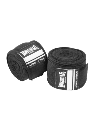 Lonsdale - Handwraps 450cm - Pro Hand - Black