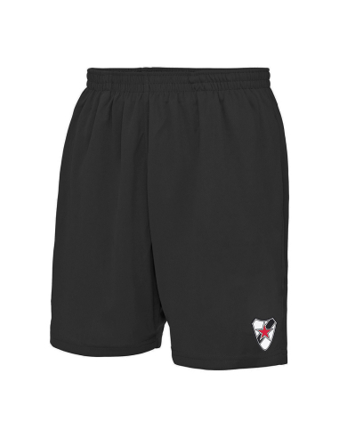 Roter Stern Leipzig - Shorts - Logo Patch - Black