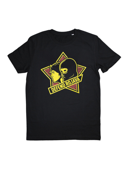 Defend Rojava - Mob Action - T-Shirt - Black