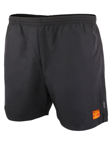 Kein Mensch ist illegal - No Borders - Active Shorts - Black/Red