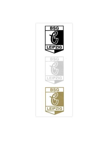 BSG Chemie Leipzig - Sticker - 3er Set - Gold/Silver/Black