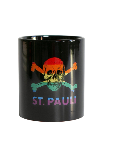 St. Pauli - Mug - Totenkopf Rainbow - Black