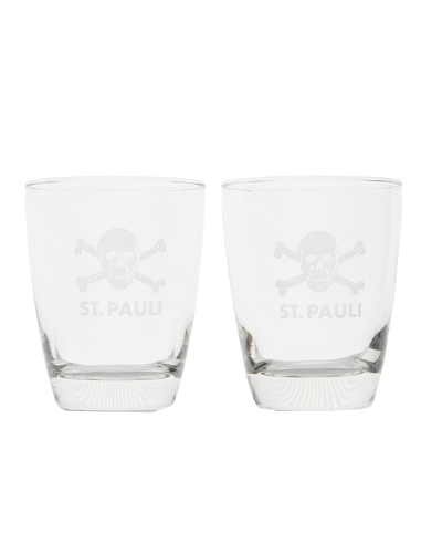 St. Pauli - Glas - Totenkopf - 2er Set