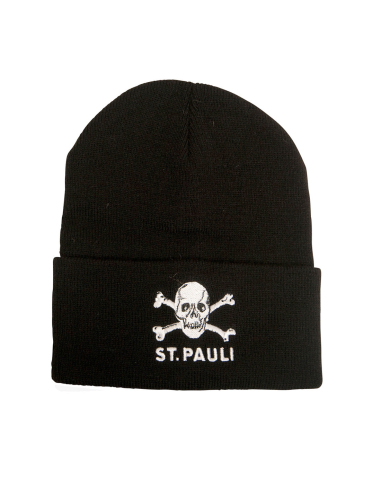 St. Pauli - Wintermütze Kids - Totenkopf - Black