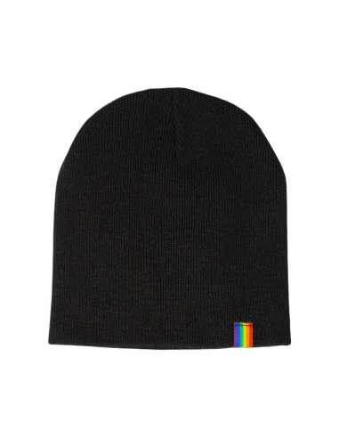 Pride / Rainbow Flag - Beanie - Black