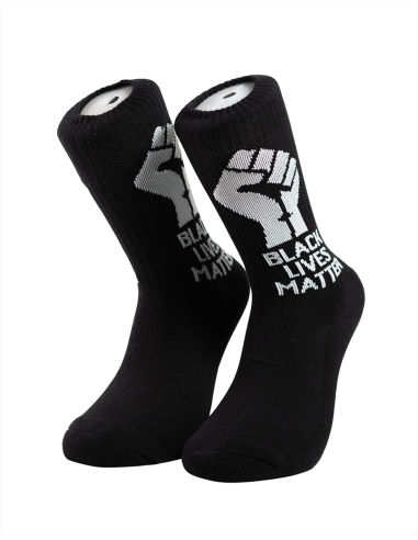 Black Live Matters - No Borders - Socken - Black