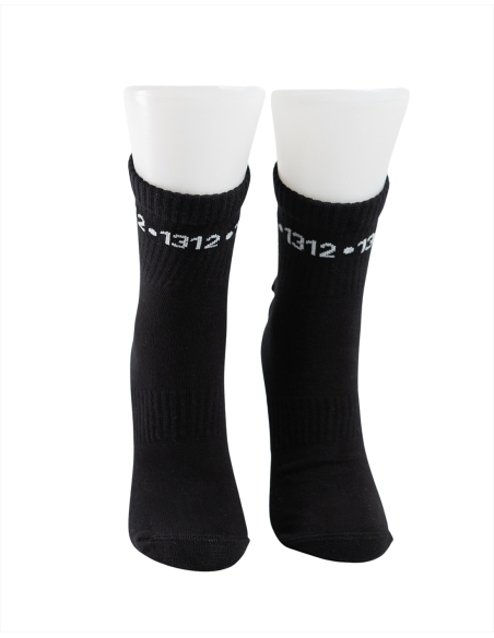 1312 - Sixblox - Socken - Quarter - Black
