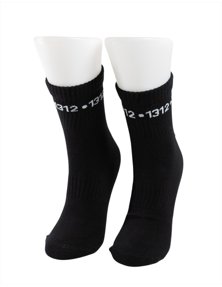 1312 - Sixblox - Socken - Quarter - Black