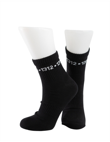 1312 - Sixblox - Socken - Quarter - Black