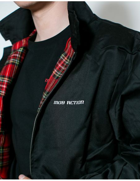 Mob Action Classic - Jacke - Harrington - Black/White