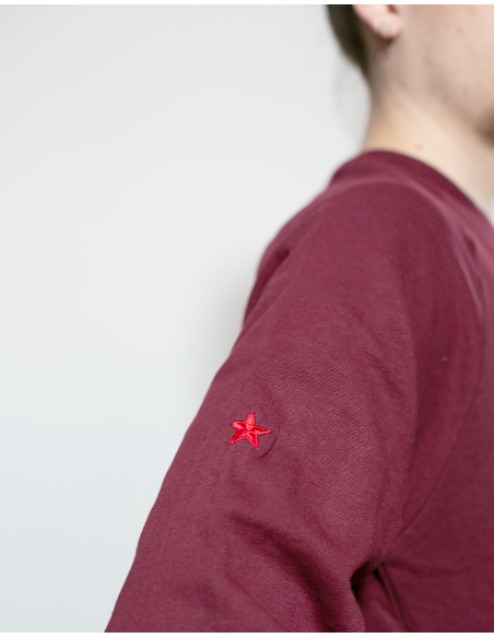 Mob Action Classic - Sweater - Burgundy/White