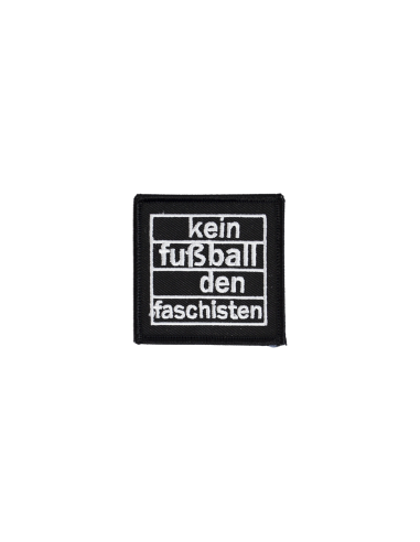 Kein Fußball den Faschisten - No Borders - Patch