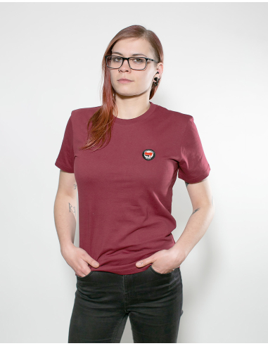 Siamo Tutti Antifascisti - Mob Action - T-Shirt - Burgundy