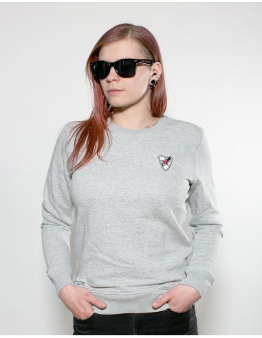 Roter Stern Leipzig - Sweater - Logo Stick - Grey