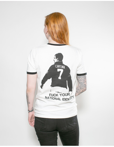 Roter Stern Leipzig - T-Shirt - Cantona - White