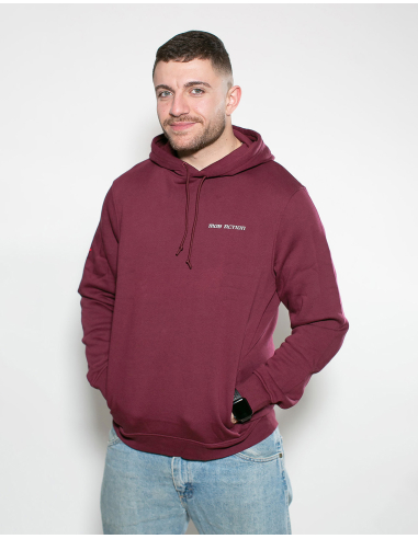 Mob Action Classic - Hoodie - Burgundy/White