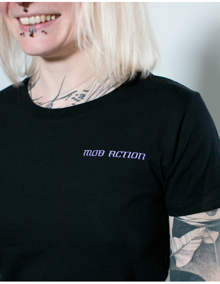 LGBTQ - Mob Action Classic - T-Shirt fitted - Black/Purple