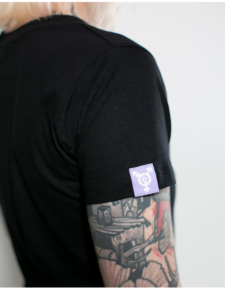 LGBTQ - Mob Action Classic - T-Shirt fitted - Black/Purple