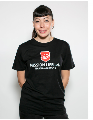 Mission Lifeline - SOLI T-Shirt - Front Print - Black