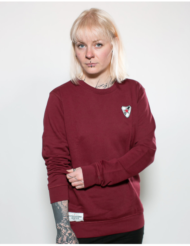 Roter Stern Leipzig - Sweater - Logo Stick - Burgundy