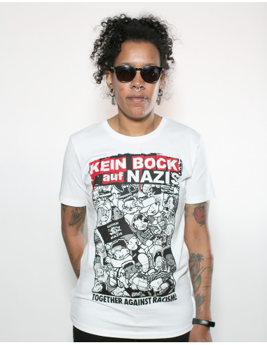 Kein Bock auf Nazis - T-Shirt - White