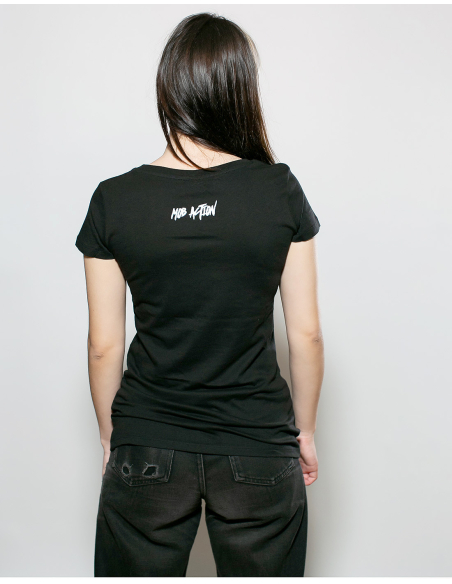No Nations No Borders - Mob Action - T-Shirt fitted - Black