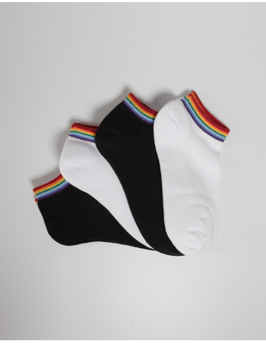 Pride / Rainbow - Urban Classics - Sneakersocken - 4er Pack