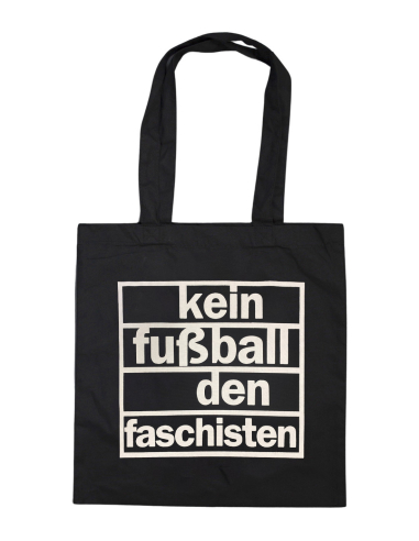 Kein Fußball den Faschisten - Beutel - Black