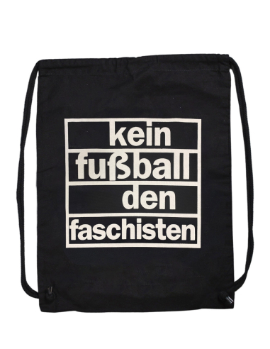 Kein Fußball den Faschisten - Gymsac - Black