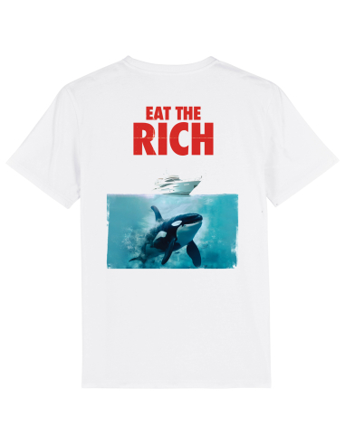 Eat the Rich - No Borders - T-Shirt - White