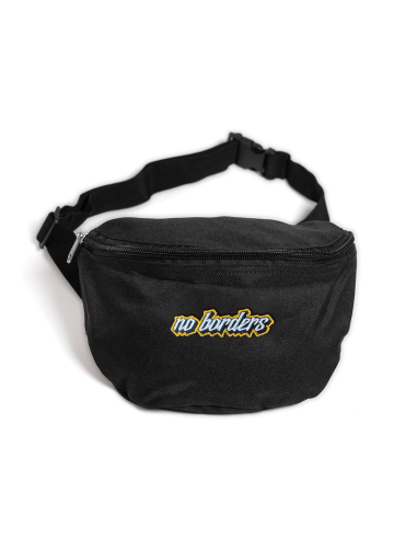 No Borders Logo II - Hip Bag - Black/Yellow