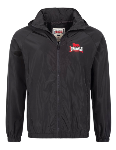 Lonsdale - Windbreaker - Glengolly - Black